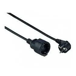 Ham 47868 Strom-Verlängerungskabel 2m schwarz