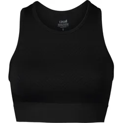 CASALL Damen Shirt Essential Block Seamless Sport, Black, S