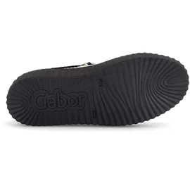Gabor Sneaker Low Damen Schwarz/Gold 39