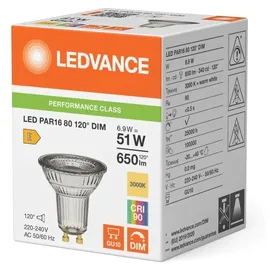 LEDVANCE LED-Strahler 4099854456411 6,9 W GU10 warmweiß