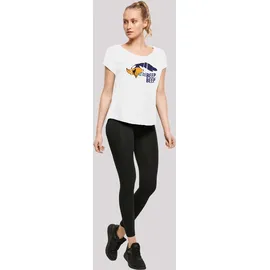 F4NT4STIC Long Cut T-Shirt Looney Tunes Roadrunner Beep Beep' in weiß | Gr.: 3XL