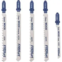 fritzfurt 3401-3201 Stichsägeblatt-Set Holz 5-teilig