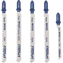 fritzfurt 3401-3201 Stichsägeblatt-Set Holz 5-teilig