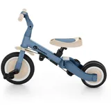 Petite&Mars Multifunktionales 5-in-1-Dreirad Turbo * Fahrrad * Dreirad * Laufrad * Rutschauto * Lauflernfahrzeug (Ocean Blue)