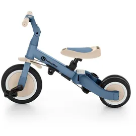 Petite&Mars Multifunktionales 5-in-1-Dreirad Turbo * Fahrrad * Dreirad * Laufrad * Rutschauto * Lauflernfahrzeug (Ocean Blue)