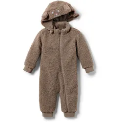Tchibo - Baby-Teddyfleece-Overall - Baby - Gr. 62/68 - braun