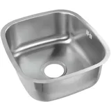 stabilo-sanitär Marvin rechts Einbauspüle grau Handbetätigung 445 x 395 mm
