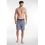 Tom Tailor Bermudas TOM TAILOR "Dakota", Herren, Gr. 56 (XXL), N-Gr, blau (blau, mittel, karo), Popeline, Obermaterial: 100% Baumwolle, kariert, bequem kurz, Hosen Bermudas, Bindeband, Seitentaschen, locker, bequem, atmungsaktiv