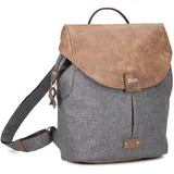 Zwei Rucksack / Backpack Olli OR8 Rucksäcke Grau Damen