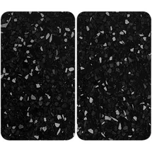 Wenko Herdabdeckplatte Universal 2er Set Terrazzo schwarz