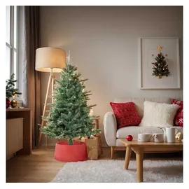 vidaXL Weihnachtsbaumrock Rot Ø 65 cm