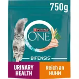 PURINA ONE BIFENSIS Urinary Health Katzenfutter Trocken, Reich an Huhn, 6Er Pack
