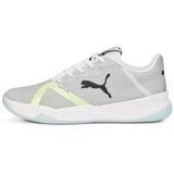 Puma Accelerate Turbo Nitro II Handballschuhe, White-Black-Fizzy Light-Nitro Blue, 41 EU