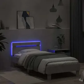 vidaXL 90 x 200 cm Grau