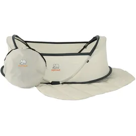 Deryan Pop-up-Reisebett mit Moskitonetz Infant BabyBox - Campingbett - Creme