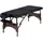 MASTER MASSAGE EQUIPMENT Master Massage 71cm Argo Mobil Massageliege Klappbar Massagebett Massagebank Tisch Portable Beauty Bed Walnussholzbeine und Tragetasche Paket, Schwarz