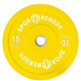 Bumper Plate 15kg | Hantelscheibe Gewichtsscheibe Gewichtscheibe Olympia 50mm