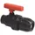 Mega Group - Mega Kugelhahn mit Klemmverbinder 20 mm x Innengewinde 1/2 Zoll PP Schwarz, Typ Safe 501