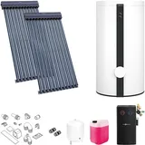 Viessmann Solaranlage mit 2 Stk. Vitosol 300-TM SP3C, Regelung und Solarspeicher Vitocell 100-W CVB 400l weiß - SK06753