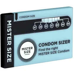 «Condom Sizer» Bestimmen Sie jetzt Ihre Kondomgröße - EN (1 Stück)