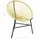 vidaXL Polyrattan Garten-Acapulco Stuhl 69 x 66 x 87 cm beige