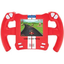 Lexibook Lexibook, Cyber Arcade Racing, Bewegungsgesteuerte Rennkonsole, 30 Renn-, Action- und Puzzlespiele, Steuerung durch Neigen, Rot, JL3150