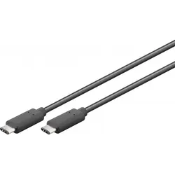 Goobay USB 3.1-Stecker Typ C > USB 3.1-Stecker Typ C 1,5m schwarz