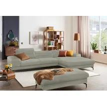 W.Schillig Eckcouch Chenille 3-Sitzer Grau