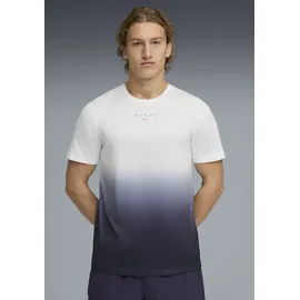 Puma M X HYROX POLY GRAPHIC TEE weiß/Deep Plum 3XL