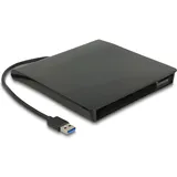 DeLock 42636 Speicherlaufwerksgehäuse HDD-Gehäuse Schwarz 5.25" Slim SATA Laufwerke 12,7 mm