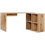 mokebo Eckschreibtisch Eiche, Holzwerkstoff, 145x77x65 cm, Arbeitszimmer, Schreibtische, Eckschreibtische