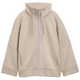 Tom Tailor Boxy Fit Sweatjacke braun L
