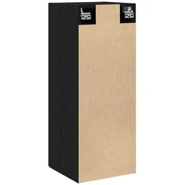 vidaXL Wandschrank Schwarze Eiche 34,5 x 34 x 90 cm Holzwerkstoff