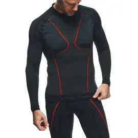 Dainese Thermo LS Baselayer-Shirt, Schwarz/Rot, L