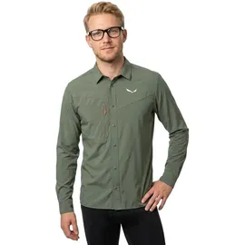 Salewa Puez Langarmhemd - Faded Green - M