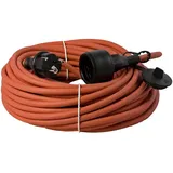 HAWA 10082101 Strom Verlängerungskabel 16 A Rot 10.00 m H07RN-F 3G 1,5 mm2