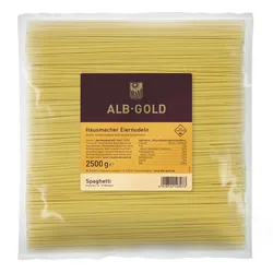 ALB-GOLD Hausmacher Eiernudeln Spaghetti 10kg (4 Beutel á 2,5kg)