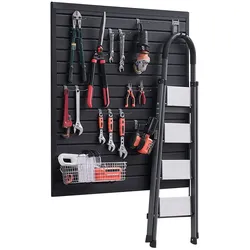 VEVOR Werkzeugwand 1230x1235x20mm PVC Garage Lamellenwand 136kg pro Platte