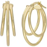 Firetti Paar Creolen »Schmuck Geschenk Gold 375 Ohrschmuck Ohrringe«,