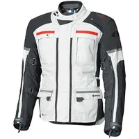 Held Carese Evo Textiljacke Gore-Tex - Hellgrau/Schwarz/Rot - 3XL