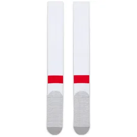 Nike Strike Dri-FIT Stutzenstrümpfe White/University Red 46-50