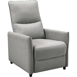 INOSIGN Relaxsessel INOSIGN "CURRIE, mit Liegefunktion, Webstoff-Bezug, Federkern", grau (hellgrau), B:69cm T:90,5cm, Sessel, Relaxsessel, Ruhe-Sessel, Lese-Sessel, TV-Sessel