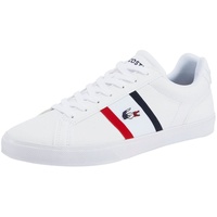 Lacoste Herren 45cma0055 Vulcanized Sneaker, Wht NVY Re, 44.5
