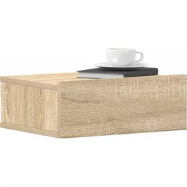 vidaXL Hängender Nachtschrank 40 x 30 x 15 cm Eiche