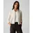 Opus Damen Langarmshirt | Shirtjacke Sandrine Breeze Regular in Feinstrick Optik Natural Glaze, 38 - 38