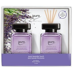 ipuro Raumduft ESSENTIALS lavender touch blumig 2x 50 ml, 2 St.
