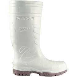 PU-Stiefel S5 "SAFEST WHITE" weiß - 44 - Weiß