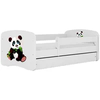 Raumhirsch furniture Kinderbett, Weiß, Holzwerkstoff, Holzwerkstoff, 1 Schubladen, 80x180