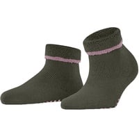 ESPRIT Damen Cozy W HP Wolle Rutschhemmende Noppen 1 Paar Stoppersocken, Grün (Olive 7830), 35-38 - 35/38 EU