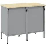 vidaXL Werkbank + Arbeitsbock, Isacco 100 x 55 x 85 cm workbench (8 drawers) cm, 100 cm)